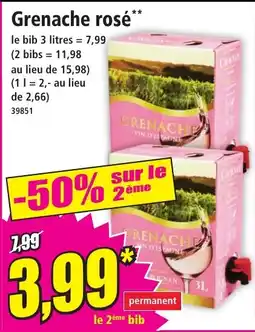 Norma Grenache rosé offre