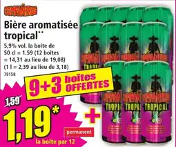 Norma Bière aromatisée tropical offre