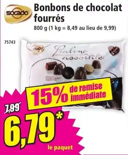 Norma Bonbons de chocolat fourrés offre
