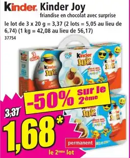 Norma Kinder joy offre