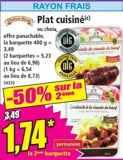 Norma Plat cuisiné offre