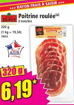 Norma Poitrine roulée offre