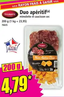 Norma Duo apéritif offre