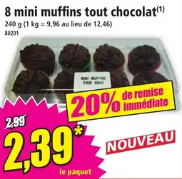 Norma 8 mini muffins tout chocolat offre
