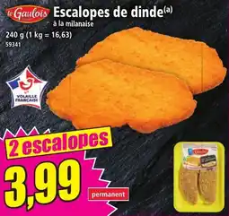 Norma Escalopes de dinde offre