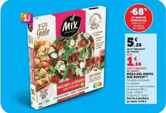 U Express Pizza del gusto mix buffet offre