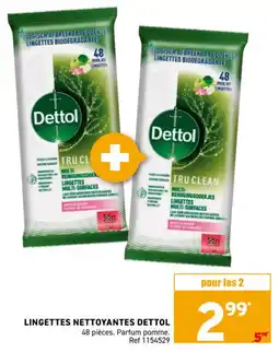 Trafic LINGETTES NETTOYANTES DETTOL offre
