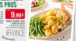 Match Produit élaboré : menu cuisse de poulet offre