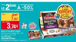 Match Charal Boulettes au boeuf offre