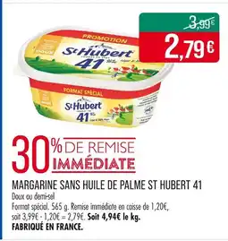 Match St Hubert Margarine sans huile de palme 41 offre