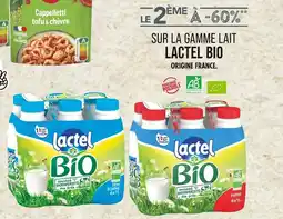 Match Lactel Bio Le 2ème à -60% sur la gamme Lactel Bio offre
