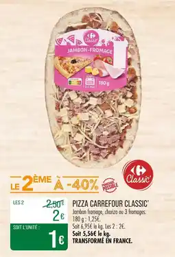 Match Carrefour Classic' Pizza offre