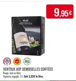 Match Demoiselles Coiffées Ventoux AOP offre