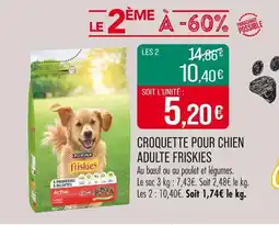 Match ADULTE FRISKIES Croquette pour chien adulte offre