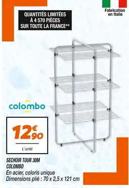 Netto COLOMBO Séchoir Tour 30M offre