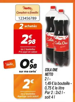 Netto Netto Cola One offre