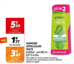 Netto Garnier Shampooing Antipelliculaire Fructis offre