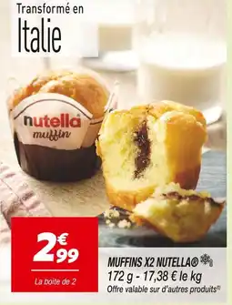 Netto Nutella Muffins X2 offre