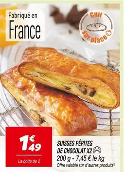 Netto Suisses Pépites de Chocolat x2 offre