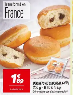 Netto BEIGNETS AU CHOCOLAT X4 offre
