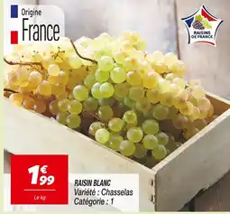 Netto Raisin Blanc offre