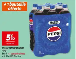Netto Pepsi BOISSON GAZEUSE STANDARD offre