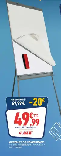 Bureau Vallée Chevalet de conférence offre