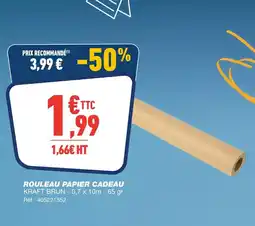 Bureau Vallée Rouleau papier cadeau offre