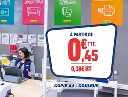 Bureau Vallée Copie A4 - Couleur offre