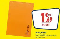 Bureau Vallée Bloc notes offre