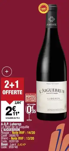 Promocash A.o.p. luberon offre