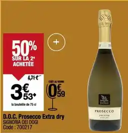 Promocash Signoria dei dogi - prosecco extra dry offre