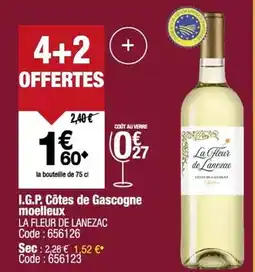 Promocash I.g.p. côtes de gascogne moelleux offre