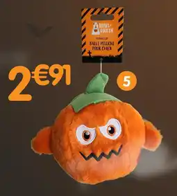 b&m HOWL-OWEEN Balle peluche pour chien offre