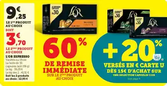 Super U L'or espresso offre