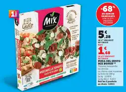 Super U Pizza del gusto mix buffet offre