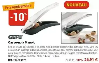 Mathon Gefu - caisse-noix manolo offre