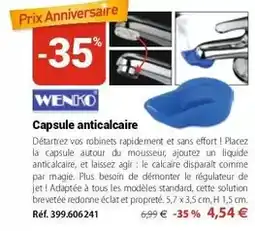 Mathon Wenko - capsule anticalcaire offre