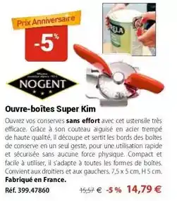 Mathon Nogent - ouvre-boîtes super kim offre