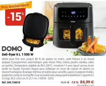 Mathon Doméos - deli-fryer 6 l 1 500 w offre