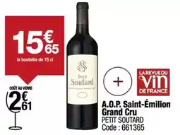 Promocash A.o.p. saint-émilion grand cru offre
