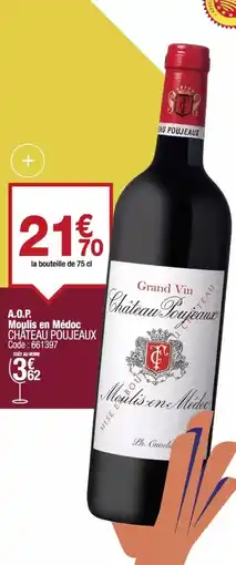 Promocash Poujeaux - a.o.p. saint-émilion offre