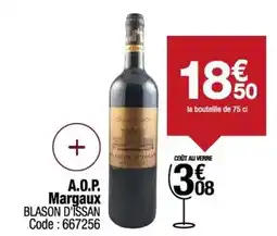 Promocash A.o.p. margaux offre