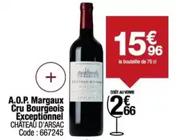 Promocash Bourgeois - a.o.p. margaux cru exceptionnel offre