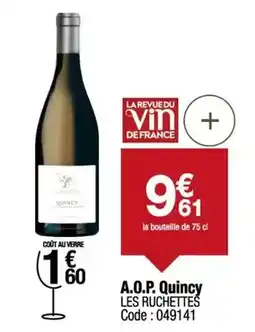 Promocash A.o.p. quincy offre