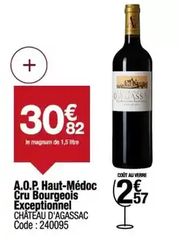 Promocash Magnum - a.o.p. haut-médoc cru bourgeois exceptionnel offre