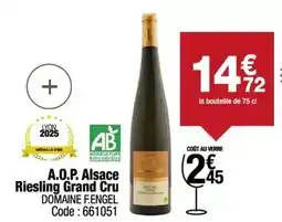 Promocash A.o.p. alsace riesling offre