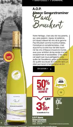 Promocash Gewurztraminer - a.o.p. alsace offre