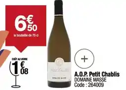 Promocash A.o.p. petit chablis offre