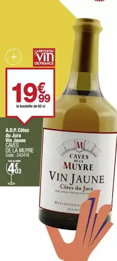 Promocash Jura - a.o.p. côtes du offre